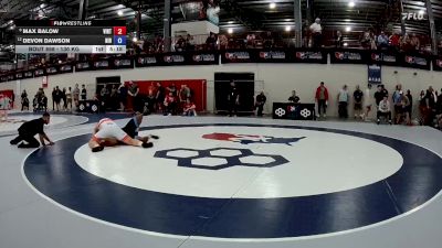 130 kg Cons. Round 6 - Max Balow, Viking RTC vs Devon Dawson, Northern Illinois RTC
