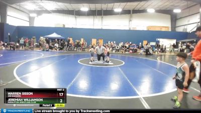 40-43 lbs Round 2 - Klayton Naillon, Hawk Wrestling Club vs Cooper Pfeifer, Small Town Wrestling