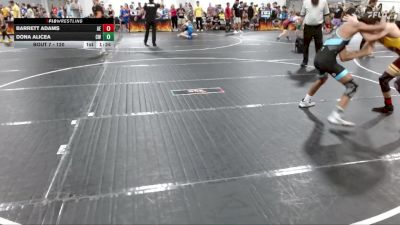 120 lbs Round 1 - Barrett Adams, Alpha Elite vs Dona Alicea, Compound Wrestling