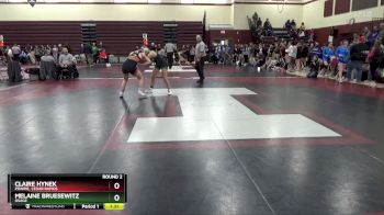 140 lbs Round 2 - Claire Hynek, Prairie, Cedar Rapids vs Melaine Bruesewitz, Osage