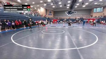 132 lbs Cons. Round 3 - Nahui Escajeda-Fileto, El Paso Hanks vs Cohen Manning, Prosper