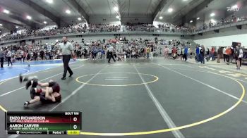 50 lbs Semifinal - Enzo Richardson, Team Owls Wrestling Club-AA vs Aaron Carver, JC Youth Wrestling Club-AAA 