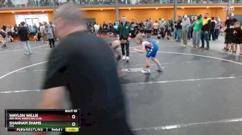 85 lbs Cons. Semi - Waylon Willis, Red Devil Wrestling Club vs Shahnam Shams, C2X