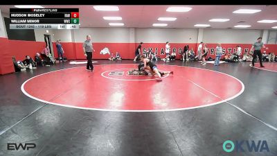 119 lbs Consolation - Hudson Moseley, Raw Wrestling Club vs William Minor, Woodland Wrestling Club