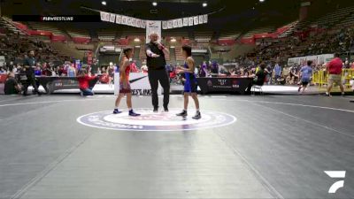 Quarters - Angelo Cruz, Mad Dawg Wrestling Club vs Nahum Miguel, Healdsburg Wrestling Club