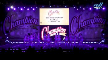 Evolution Cheer - Teal Rage [2024 L2 Senior - D2 Day 2] 2024 Champion Cheer and Dance Grand Nationals