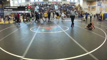 126 lbs Champ. Round 2 - Roy Barak, LHP vs Luke Rodriguez, Lincoln High School