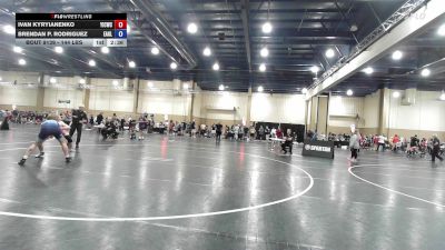 144 lbs Consi Of 8 #2 - Ivan Kyryianenko, Youth Impact Center Wrestling Club vs Brendan P. Rodriguez, Eagle Wrestling Club-Duals