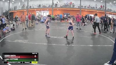 85/15u 85 1st Place Match - Aiden Smith, Grizzlies Wrestling Club vs Luke D`Ettore, C2X