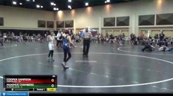 65 lbs Finals (2 Team) - Maximus Chambers, Alabama Elite vs Cooper Sampson, Iowa Black