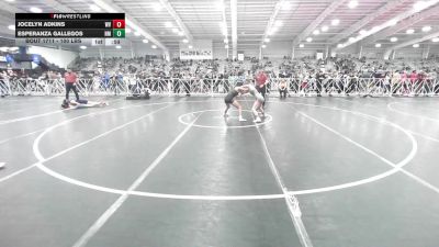 100 lbs Consi Of 16 #1 - Jocelyn Adkins, WV vs Esperanza Gallegos, NM