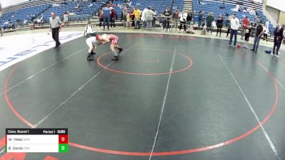 10U Boys - 105 lbs Cons. Round 1 - William Hesz, Spring Hills Wrestling vs Berek Davis, Contenders Wrestling Academy