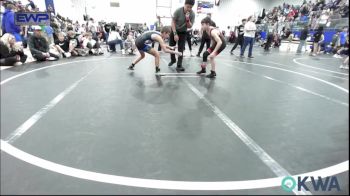 80 lbs Rr Rnd 2 - Clay Bach, Weatherford Youth Wrestling vs Tenner Gregory, Prodigy NDT