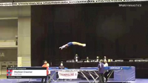 Madison Creamer - Individual Trampoline, Full Force - 2021 USA Gymnastics Championships