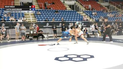 190 lbs Cons. Rd Of 16 - Noah Ingle, Wyoming vs Layth Qouchbane, Oregon