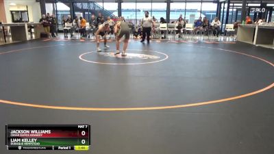 JV-16 lbs Round 2 - Liam Kelley, Dubuque Hempstead vs Jackson Williams, Cedar Rapids Kennedy