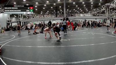 126 lbs Round 5 (6 Team) - Gavin Marcasciano, Orchard South WC vs Malachi Brown, Colonial Pride