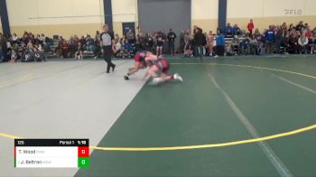 125 lbs Quarterfinal - Josiah Beltran, World Gold Wrestling vs Tully Wood, Moen Wrestling Academy