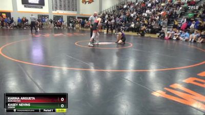 120-125 lbs Round 1 - Karina Argueta, Burlington vs Kasey Nevins, Lisbon