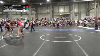 190 lbs Cons. Round 1 - Jena Grame, Rossville vs Kinley Atteberry, Larned Jr Indian Wrestling Club
