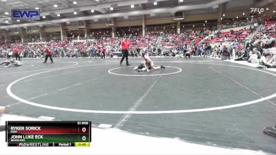 58 lbs Cons. Round 4 - John Luke Eck, Brawlers vs Ryker Sorick, NWA