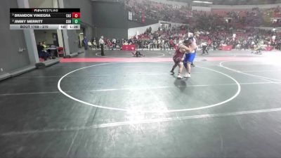 270 lbs Cons. Round 3 - Brandon Viniegra, Cashton vs Jimmy Merritt, Parkview Albany Youth Wrestling
