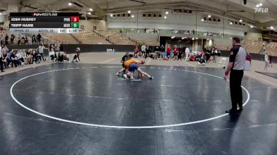 132 lbs 2nd Wrestleback (8 Team) - Tripp Haire, Anderson Co. High School vs Josh Huskey, Pigeon Forge High School