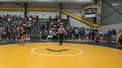 130 lbs Semifinal - Carleigh Arjes, Mason City vs Brailynn Bakalar, Newton