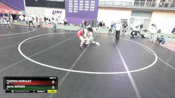 145 lbs Champ. Round 2 - Sean Berger, IL vs Thomas Moralez, AR