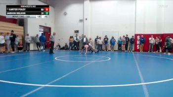 132 lbs Cons. Round 3 - Carter Foley, McCutcheon Wrestling vs JaRhon Nelson, Zionsville
