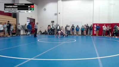 132 lbs Cons. Round 3 - Carter Foley, McCutcheon Wrestling vs JaRhon Nelson, Zionsville