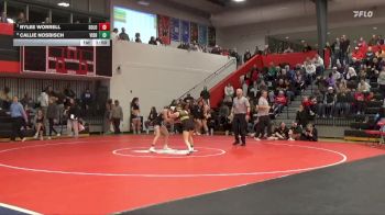 110 lbs 7th Place Match - Callie Nosbisch, Vinton-Shellsburg vs Rylee Worrell, Solon