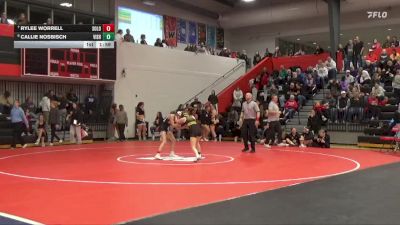 110 lbs 7th Place Match - Callie Nosbisch, Vinton-Shellsburg vs Rylee Worrell, Solon