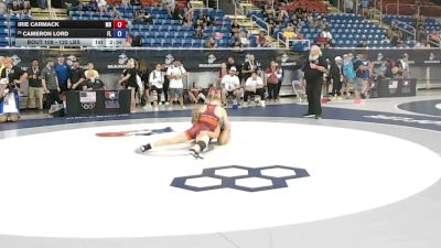 125 lbs Champ. Rd Of 128 - Irie Carmack, Maryland vs Cameron Lord, Florida