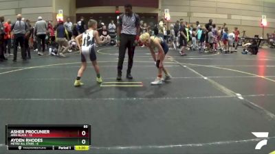 85 lbs Finals (8 Team) - Asher Procunier, Ares Black vs Ayden Rhodes, Metro All Stars