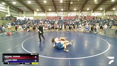 140-150 lbs Semifinal - Michael Thomas, Alaska vs Lawsen Reed, Hawaii