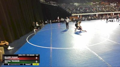 107 lbs Round 5 - Ellery Evans, Female Elite Wrestling vs Rayna Trainor, Iowa