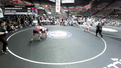 285 lbs Nathan Espericueta, KCWA - Kern County Wrestling Association vs Miguel Avina, NAWA - North Area Wrestling Association