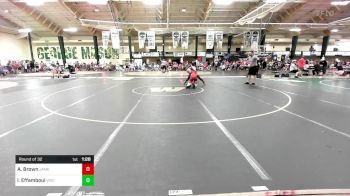 165 lbs Round Of 32 - Anthony Brown, James Madison HS vs Louis Effamboul, Viking Wrestling Club