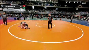 6A 114 lbs Quarterfinal - Stephanie Lopez, Katy Mayde Creek vs Naime Abdallah, El Paso Franklin