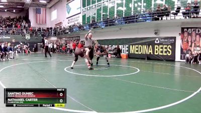 138 lbs Cons. Round 6 - Santino Duniec, Padua Franciscan (Parma) vs Nathaniel Carter, Clarkston (MI)