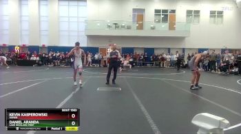 132 lbs Cons. Round 4 - Daniel Aranda, Lake Highland Prep vs Kevin Kasperowski, Xavier