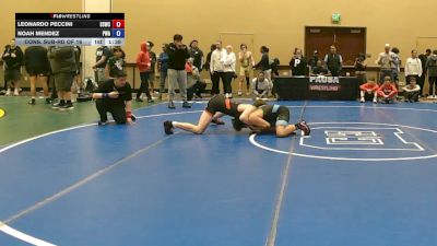 150 lbs Cons. Sub-rd Of 16 - Leonardo Peccini, South Side Wrestling Club vs Noah Mendez, Parabellum Wrestling Academy