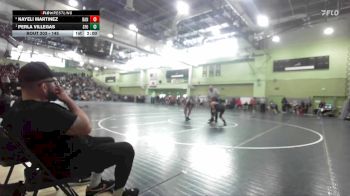 145 lbs Quarterfinal - Perla Villegas, SAN FERNANDO vs Nayeli Martinez, BANNING