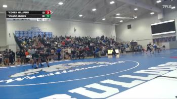 150 lbs Quarterfinal - Chase Adams, West Harrison High School vs Corey Williams, Center Hill High School