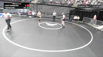 5A 157 lbs Cons. Round 2 - Wyatt Mangelson, Spanish Fork vs Tristan Eyre, Cyprus