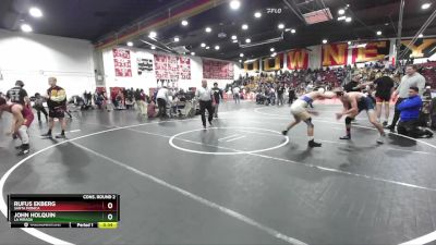 138 lbs Cons. Round 2 - John Holquin, La Mirada vs Rufus Ekberg, Santa Monica