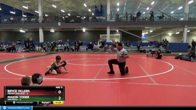 50 lbs Round 4 (6 Team) - Mason Yoder, Archbold vs Bryce Villers, Medina Highland