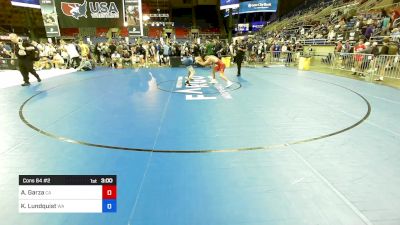 113 lbs Cons 64 #2 - Anthony Garza, CA vs Kaysic Lundquist, WA