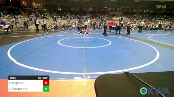 80 lbs Consi Of 8 #2 - Cooper Bright, Smith Wrestling Academy vs Laine Dunigan, Pocola Youth Wrestling